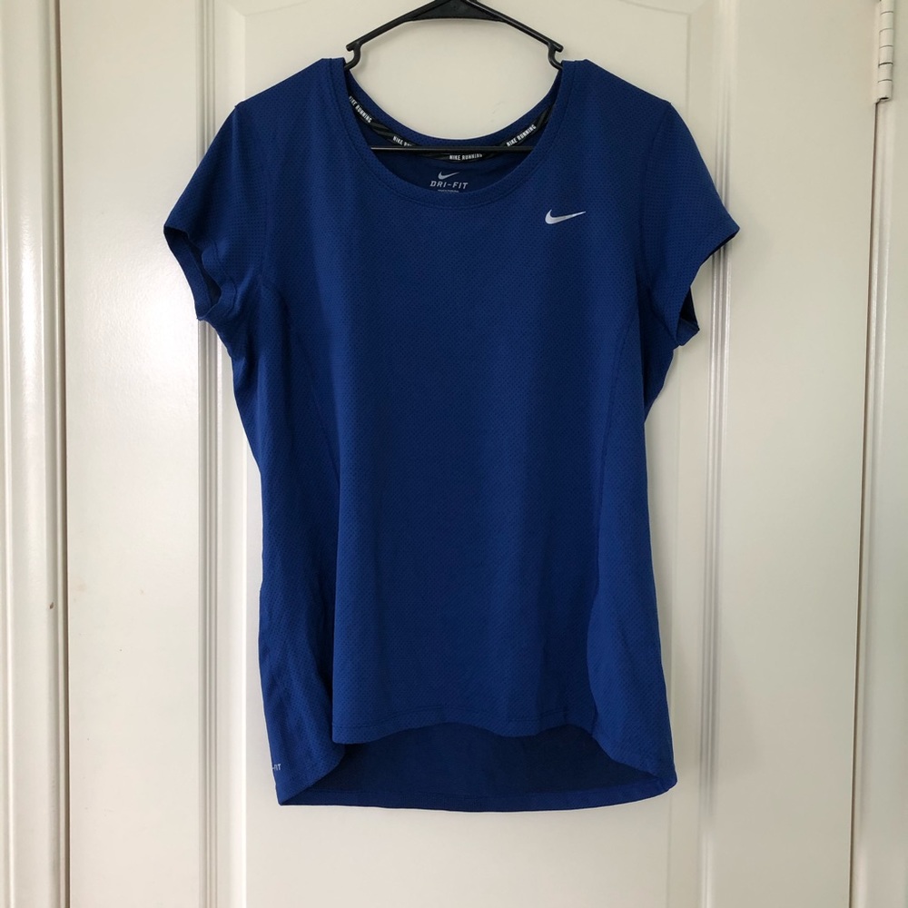 Nike dark blue dry-fit workout t-shirt